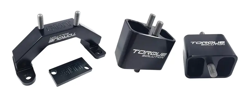 Torque Solution Solid Billet Aluminum Engine And Transmission Mounts For Subaru Wrx (2002–2014) And Sti (2004–2017) 1