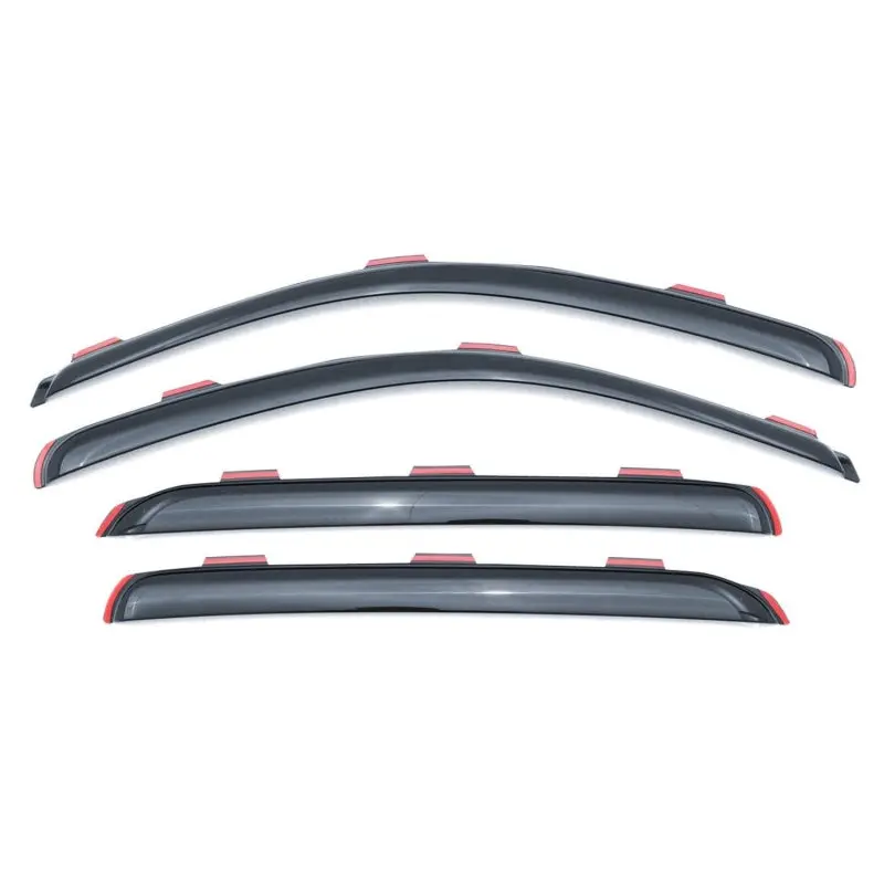 Lund Ventvisor Elite Smoke Window Deflectors — 4-Piece Set For 2015–2018 Ford F-150 Supercab 1