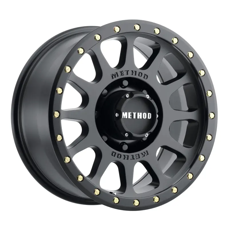 Method Mr305 Nv 20X10 -18Mm Offset 8X180 130.81Mm Cb Matte Black Wheel 1