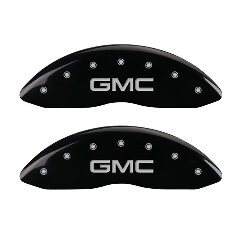 Mgp Engraved Front And Rear Brake Caliper Covers – Gmc-Specific Black Finish With Silver Accent 1