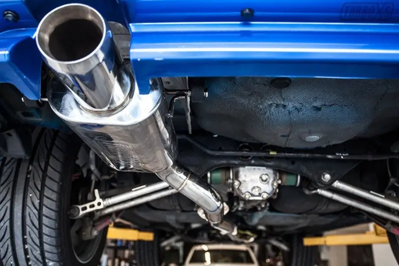 Turbo Xs Axle-Back Exhaust For 2004–2008 Subaru Forester Xt – Polished Stainless Steel With 4-Inch Tip 1