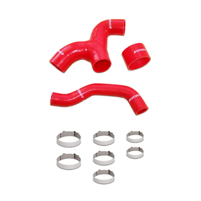 Mishimoto Red Silicone Intercooler Hose Kit For 2002–2005 Subaru Wrx 1