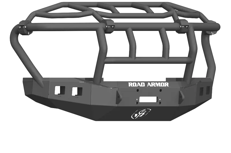 Road Armor Stealth Front Winch Bumper For 2017–2020 Ford F-250 – Features Intimidator Guard, Textured Black Finish 1