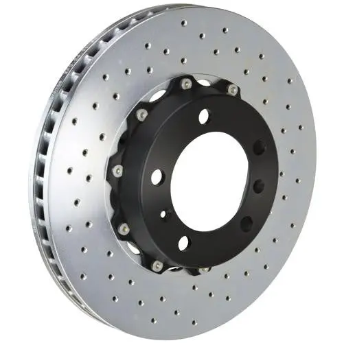 Brembo Two-Piece Cross-Drilled Front Brake Rotors – 330X34Mm For Porsche 911 (Part #101.6003A) 1