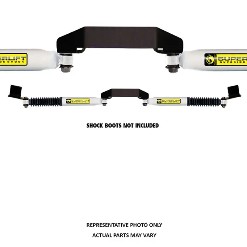 Superlift Dual Hydraulic Steering Stabilizer Kit — For 1999–2004 Ford F-250/F-350 4Wd Trucks 1