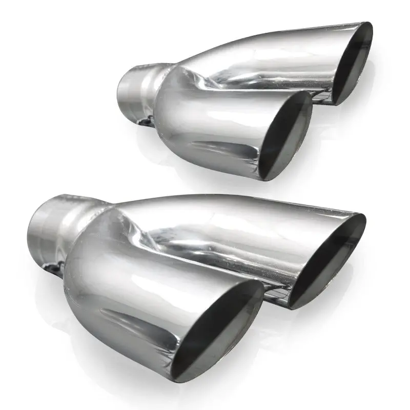 Stainless Works Y-Pipe Exhaust Tips – 3-Inch Inlet & Outlet Diameter 1