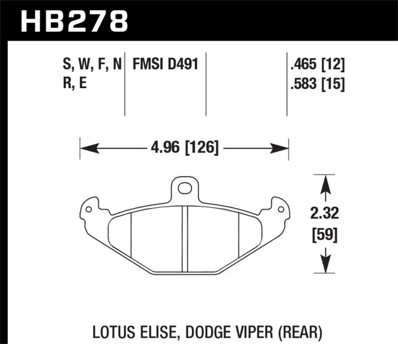 Hawk Hps High-Performance Street Brake Pads – Ceramic Compound For Daily Driving & Track Use 1