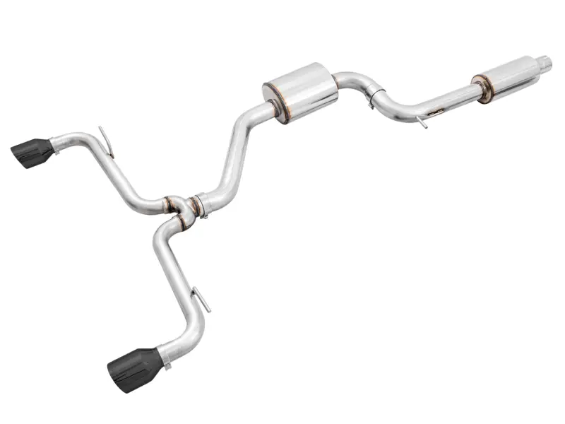 Awe Tuning Touring Edition Exhaust System For Volkswagen Gti Mk7.5 (2018–2021), 2.0T, W/ Diamond Black 102Mm Tips 1