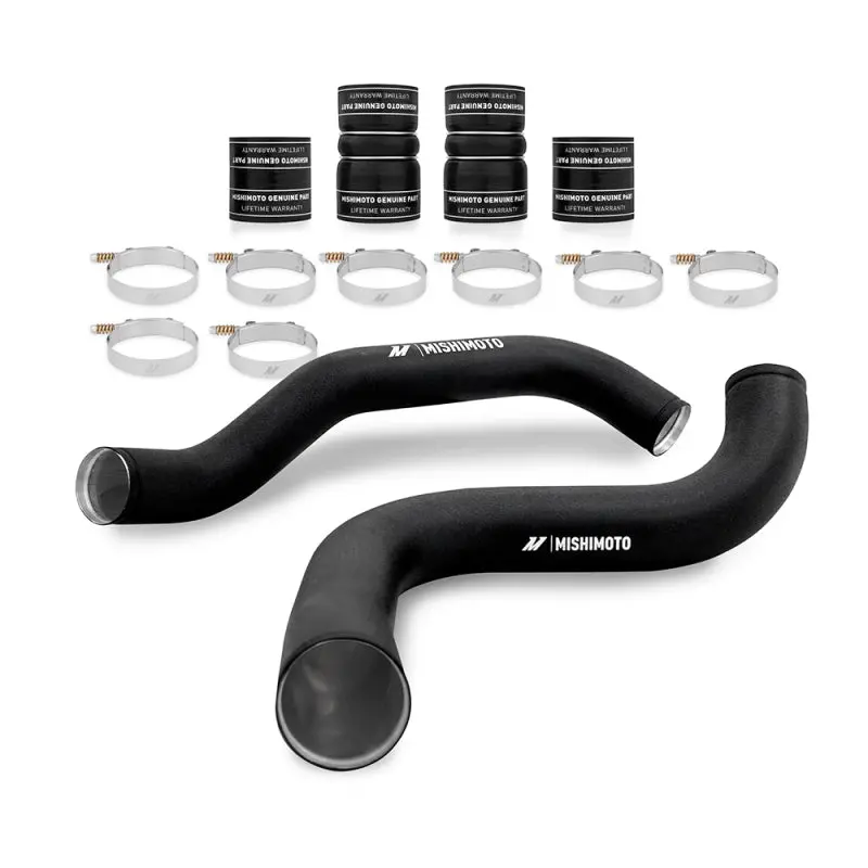 Mishimoto Intercooler Pipe And Boot Kit – Wrinkle Black Finish, For 1999–2003 Ford 7.3L Powerstroke 1