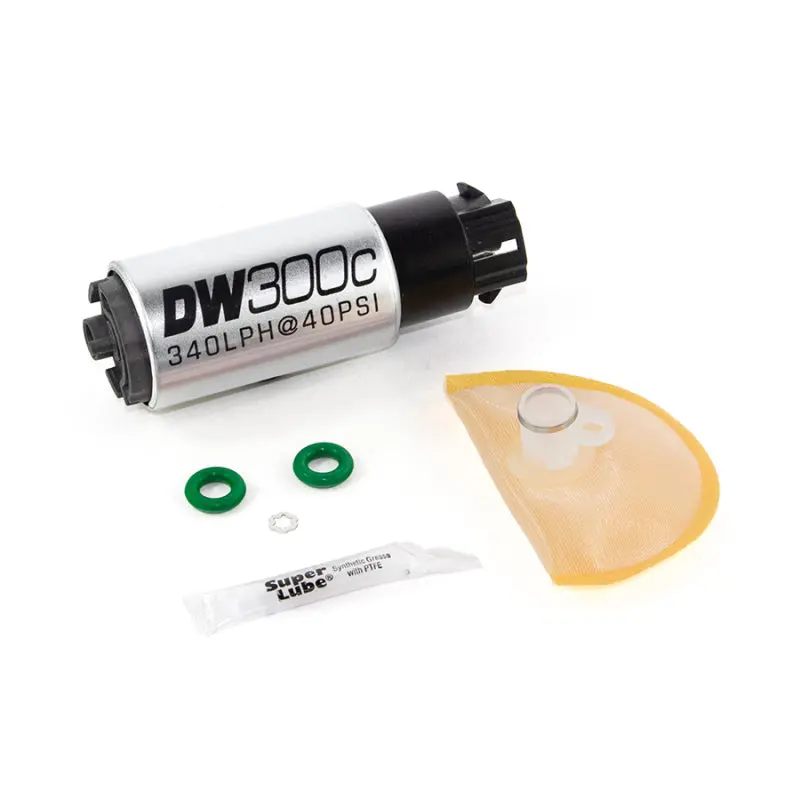 Deatschwerks Dw300C 340Lph Compact Fuel Pump With Installation Kit For 2008–2014 Wrx & 2008–2015 Sti 1