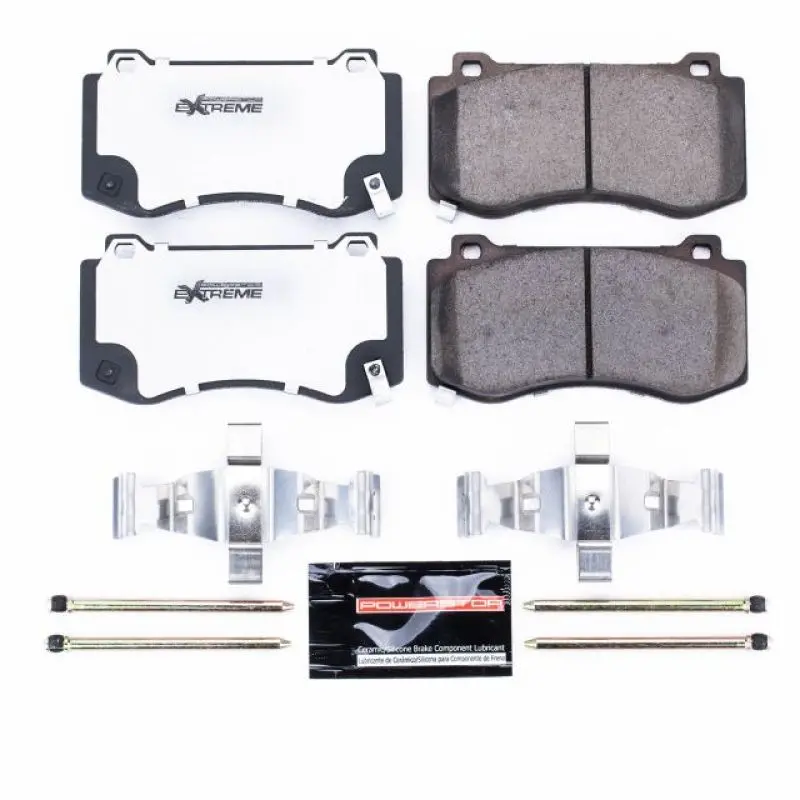 Power Stop Z26 Extreme Street Front Brake Pads With Hardware – For 2005–2010 Chrysler 300 1