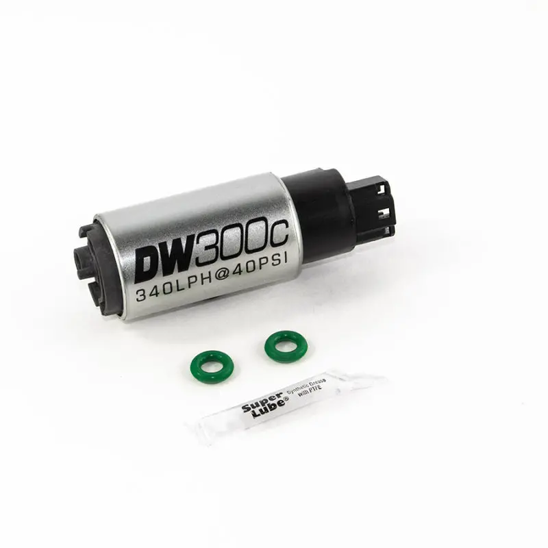 Deatschwerks 340Lph Dw300C Compact Fuel Pump W/ 02-06 Rsx Set Up Kit (W/O Mounting Clips) 1