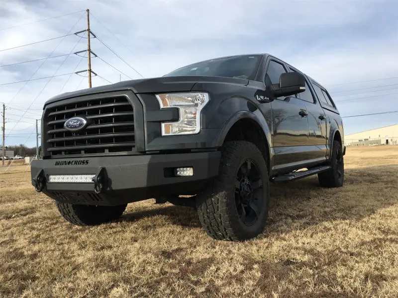 Iron Cross Low-Profile Front Bumper For 2018–2019 Ford F-150 (Primer Finish) 1