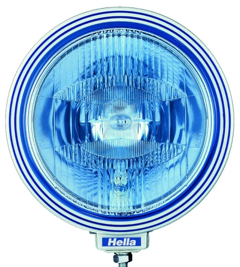 Hella Rallye 3000 Blue Driving Lamp – H1 Halogen, 12V, High-Performance Auxiliary Lighting 1