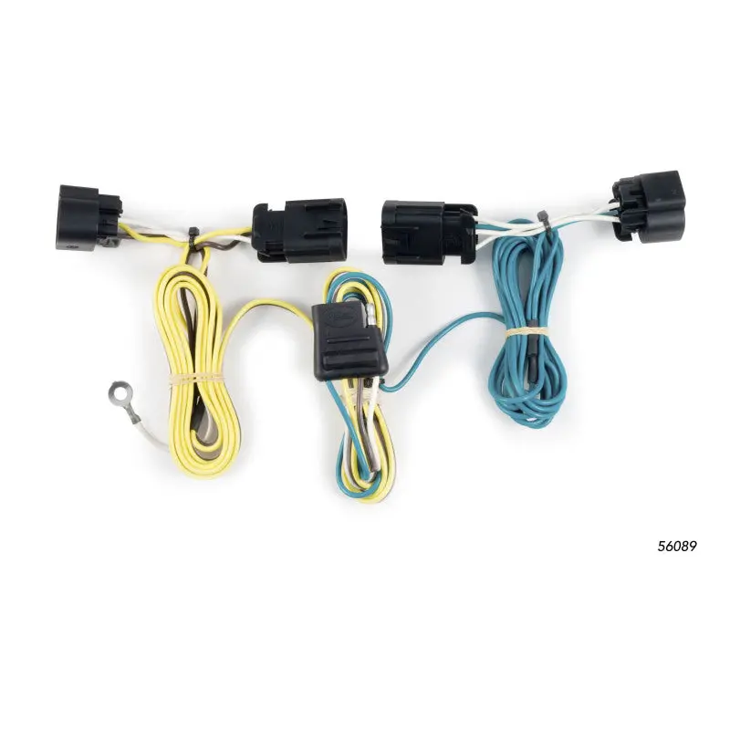 Curt Custom Wiring Harness – 4-Way Flat Trailer Connector For 2010–2011 Chevrolet Camaro 1