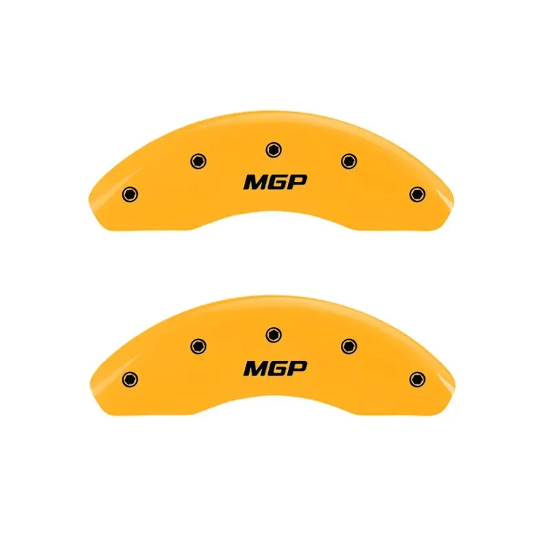 Mgp Engraved 2-Piece Front Brake Caliper Covers – Yellow Accent Finish, Designed For 2017 Ram Promaster City 1